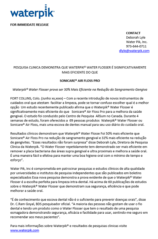Pesquisa Waterflosser